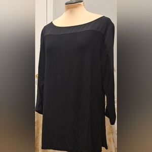 Joe Fresh Black Long Sleeve Women's Top